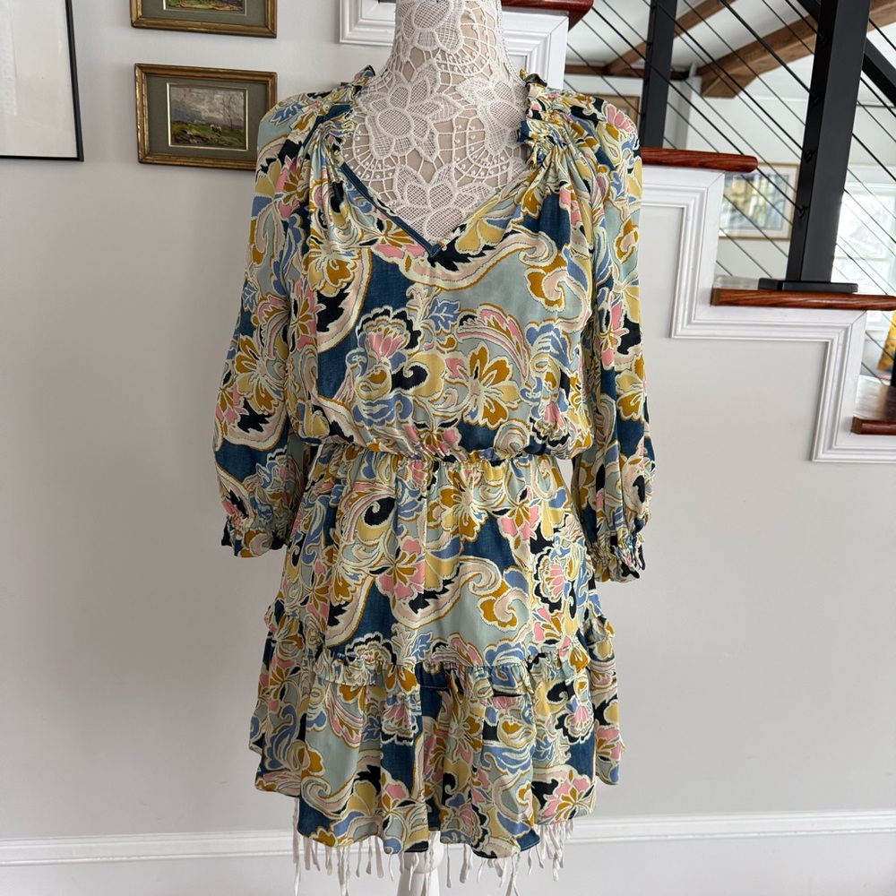 GILBER FARRAR Mel Multicolor Dress NWT XS $325
